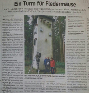 Read more about the article Ein Turm für Fledermäuse